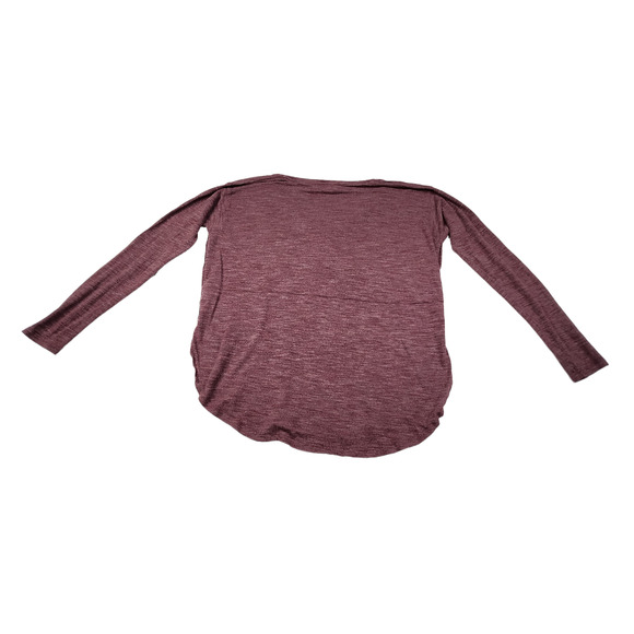 Madewell Shirt Small Maroon Red Purple V Neck Long Sleeve Flowy Lightweight - Picture 3 of 9